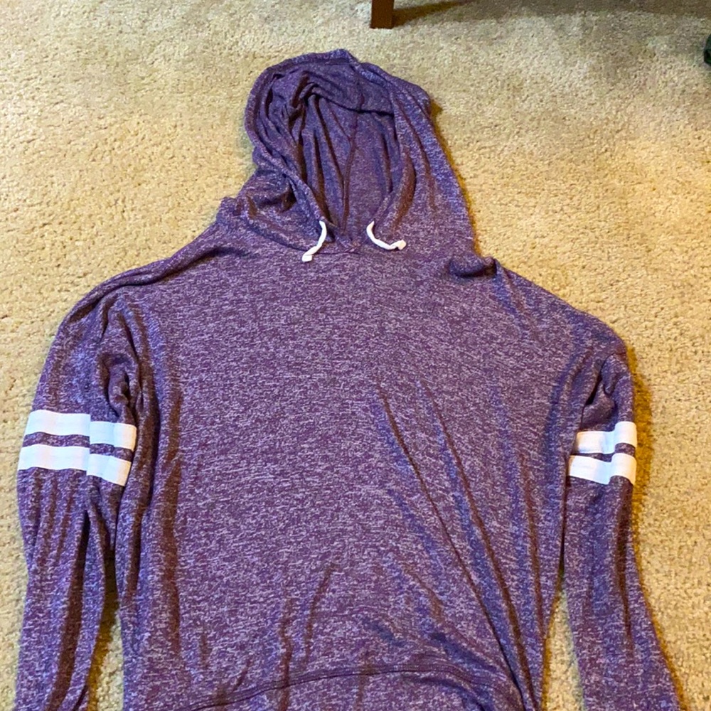American Heritage Lightweight purple hoodie
